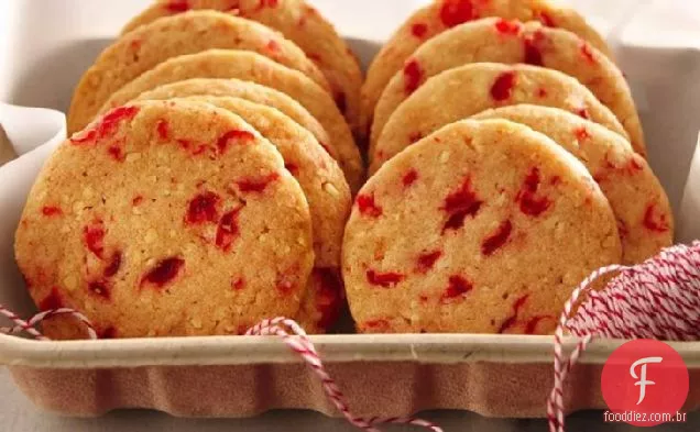 -Cereja, Amêndoa Frigorífico Cookies