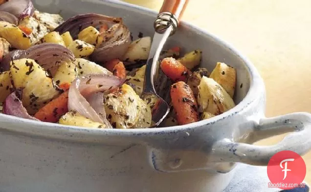 Ervas Torradas Vegetais De Raiz