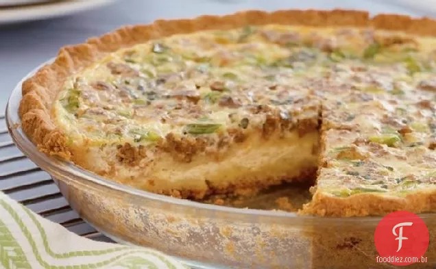 Quiche De Linguiça De Peru