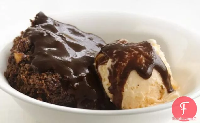 Bolo De Pudim De Chocolate E Amêndoa Saudável