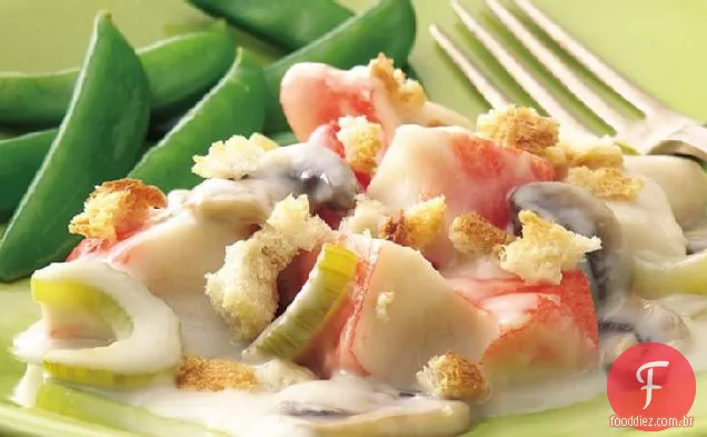 Creamy Crab Au Gratin