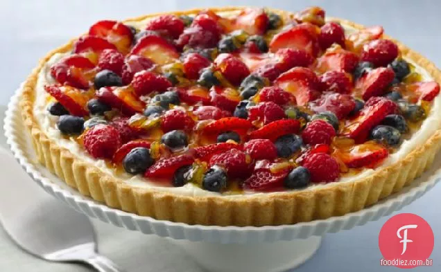 Glazed Berry Tart