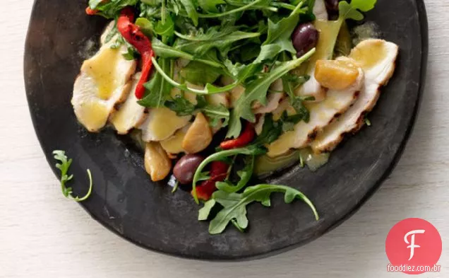 Salada De Frango Grelhado Com Alho Confit