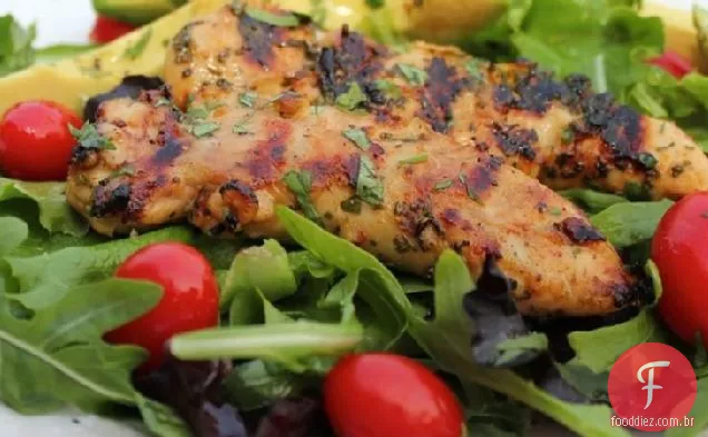 Tequila-Frango Com Limão Com chuvisco de mel