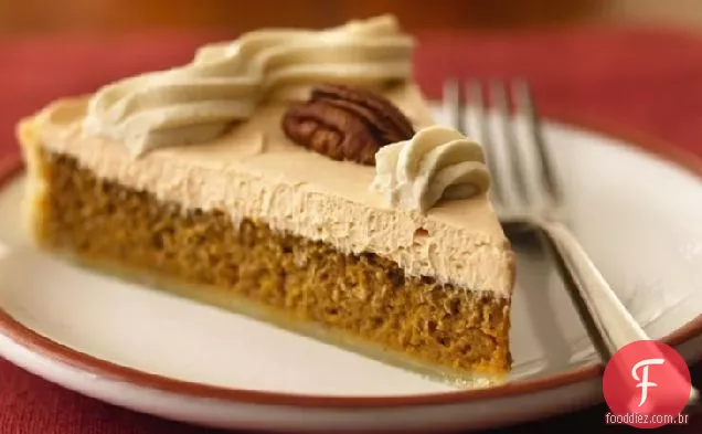 Torta De Creme De Caramelo De Abóbora