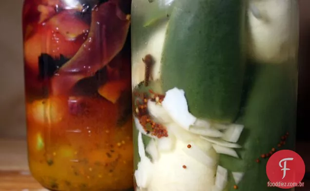 Ovos Em Conserva Com Jalapenos