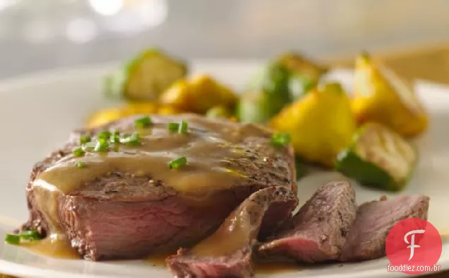 Limão Dijon Pan Steak