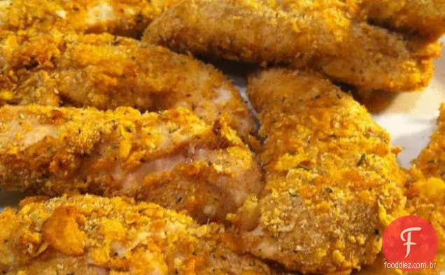 Superbowl Series - Dedos De Frango Frito No Forno Com Mel Mustar