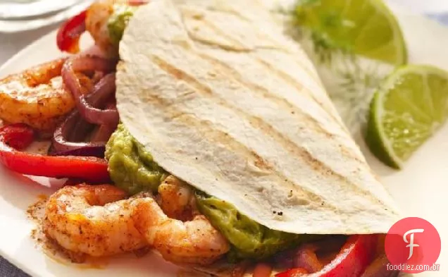 Camarão Grelhado Fajitas