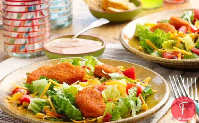 Frango Nugget Taco Saladas