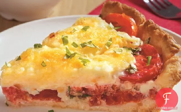Torta De Manjericão Tomate