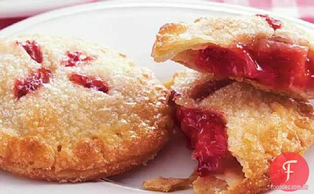 Morango Ruibarbo Mini Tortas