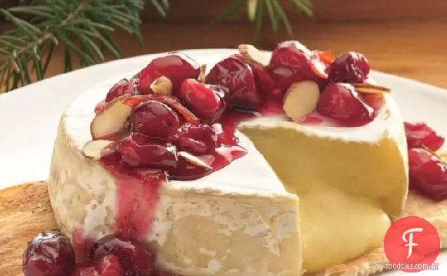 Brie Com Tampo De Cranberry