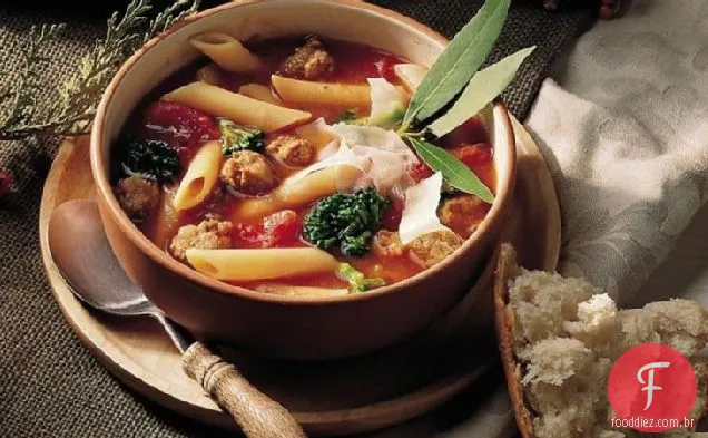 Sopa De Salsicha Italiana