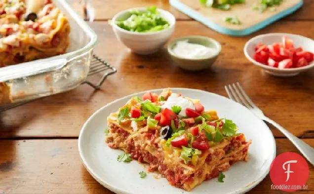 Taco Fiesta Chicken Lasagna