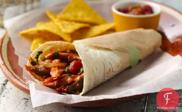 Frango Nopales Tacos com Chipotle