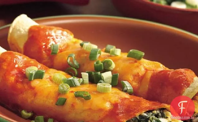 Enchiladas Cremosas De Espinafre
