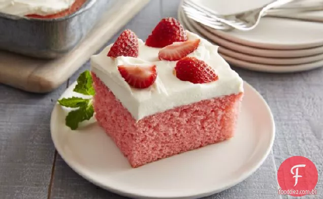 Morangos e Bolo De Creme
