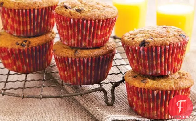 Muffins De Germe De Trigo Cereja