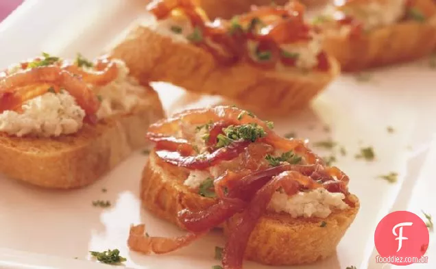 Caramelizado - Cebola Bruschetta