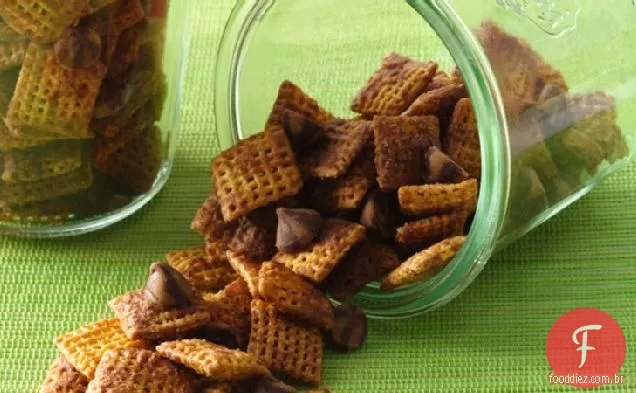 Manteiga De Amendoim Blossoms Chex Mix