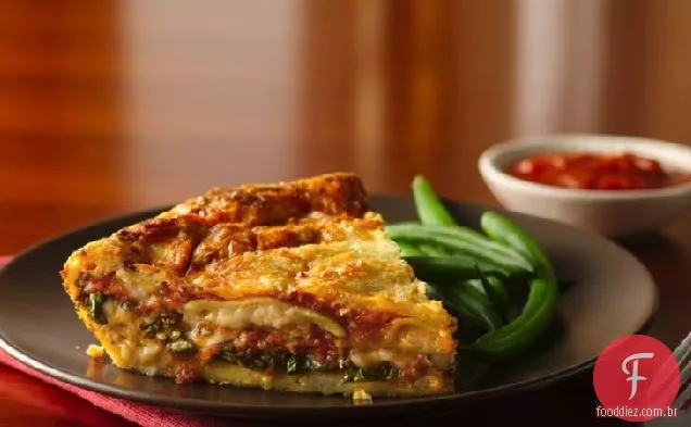 Torta De Ravioli Incrivelmente Fácil