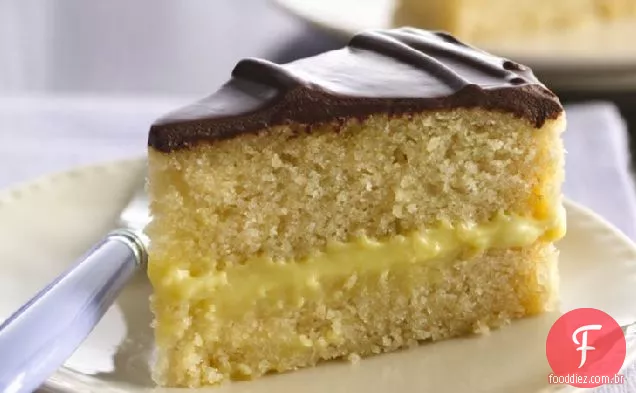Boston Cream Pie Sem Glúten