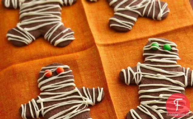 Chocolate Mocha Mummy Cookies
