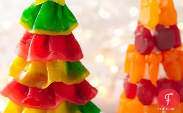 Árvore De Natal Com Sabor De Frutas