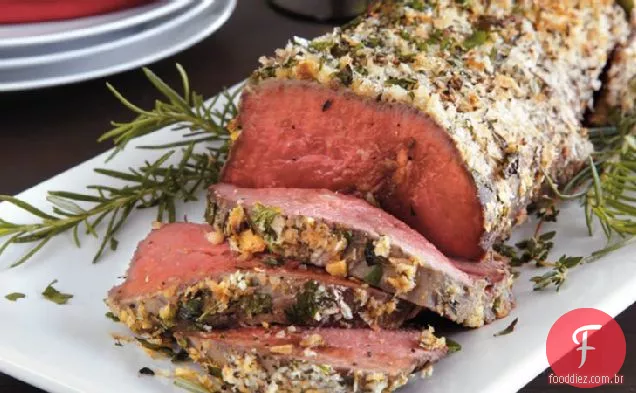 Lombo De Carne Com Crosta De Ervas