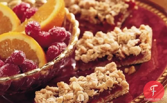Cranberry Crumble Bars