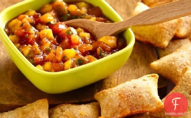 Quick Mango Salsa and Pizza Rolls®