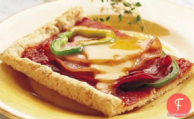Quente Sub Profundo-Prato Pizza