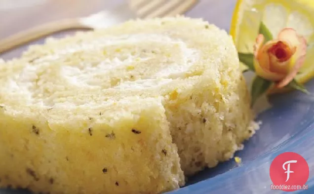 Rosemary-Lemon Cake Roll