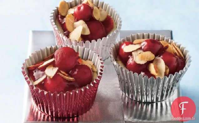 Mini Cheesecakes De Cereja