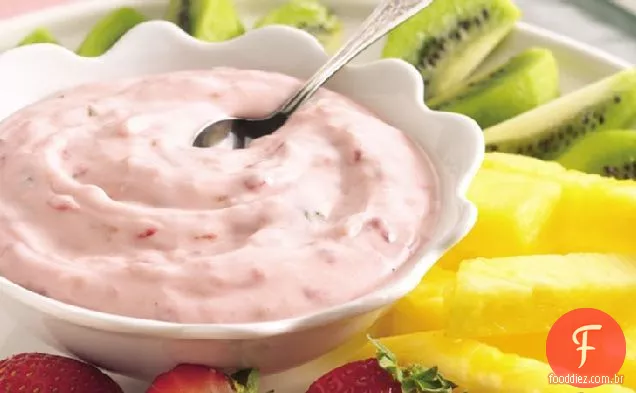 Framboesa-Hortelã Marshmallow Creme Dip
