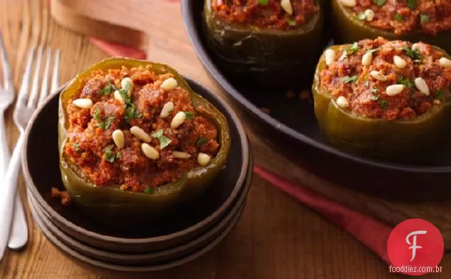 Pimentos Recheados Com Cuscuz