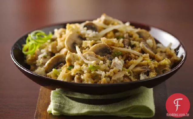 Arroz Frito Com Carne De Porco