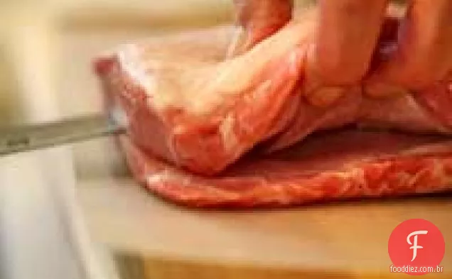 Carne De Porco Recheada Com Amora De Maçã