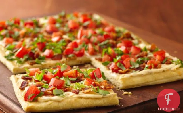 Bacon e tomate Crescent Pizza