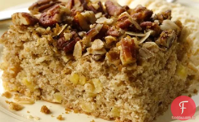 Bolo De Noz-Pecã Streusel De Maçã Fresca