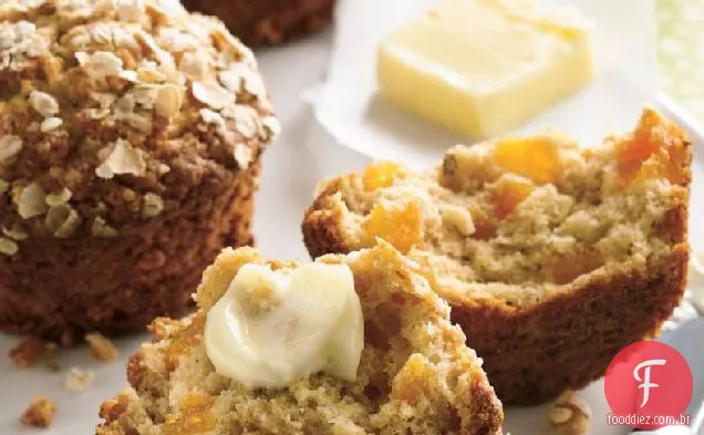 Muffins De Damasco E Aveia