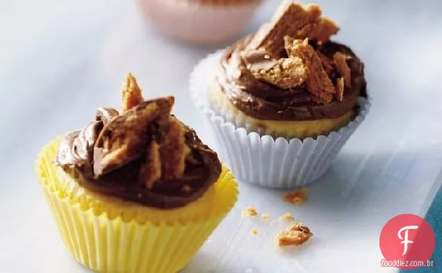 Mini Cupcakes De Barra De Chocolate