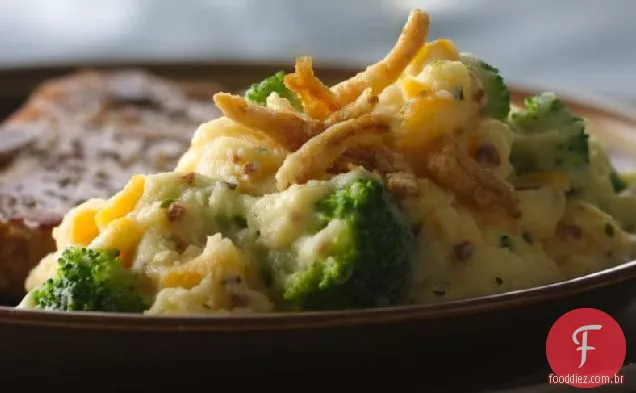 Queijo Brócolis Purê De Batatas