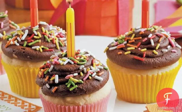Cupcakes De Celebração Sem Glúten