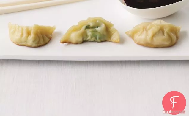 Bolinhos de frango e capim-limão