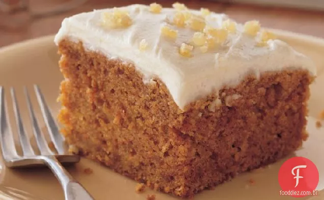 Bolo De Cenoura Gengibre