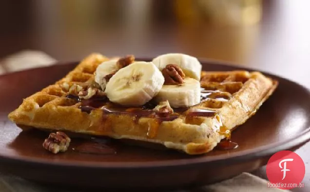 Waffles De Banana Sem Glúten