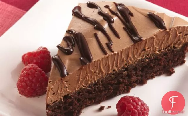 Mousse De Framboesa Tradicional Brownies