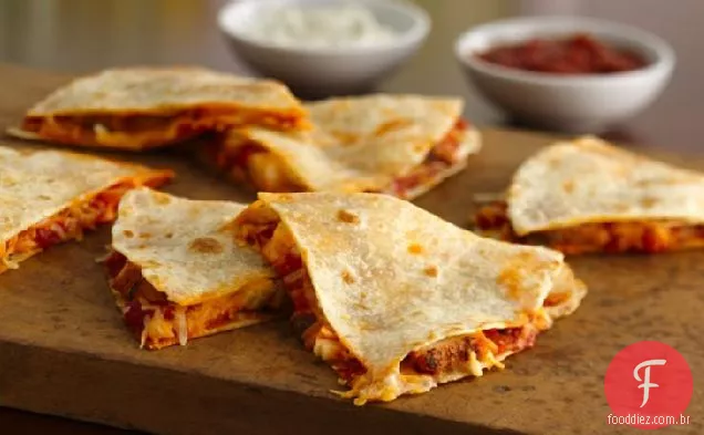 Quesadillas De Frango Rápido